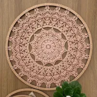 بافت ماندالا|صنایع دستی و سایر لوازم تزئینی|گلبهار, شهر جدید گلبهار|دیوار