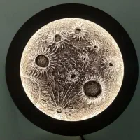 تابلو ماه قطر ۴۵ دکور خانه،moon