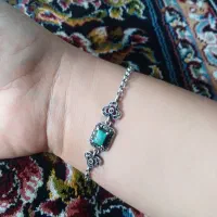 دستبند نقره سیاه قلم|جواهرات|کرمانشاه, |دیوار