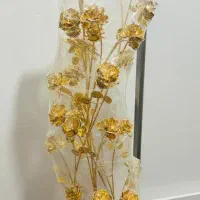 گل طلایی دکوری|مجسمه، تندیس، ماکت|کهنوج, |دیوار