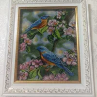 تابلو فرش زیبای نقمه بهار