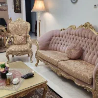 سرویس مبلمان کلاسیک ۷ نفره و نهارخوری ۸ نفره