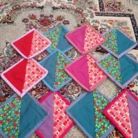 دمکنی و دستگیره|سفره، حوله، دستمال آشپزخانه|پرند, فاز ۴|دیوار