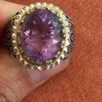 انگشتر امیتیست دست ساز