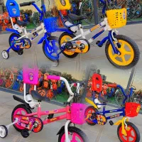 پخش کلی۱۲ سایز۱۶ سه چرخه پشتی دار|دوچرخه، اسکیت، اسکوتر|مشهد, توس (بلوار توس)|دیوار