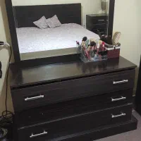 تخت خواب دونفره به همراه میز آرایش|تخت و سرویس خواب|تهران, جوادیه تهرانپارس|دیوار