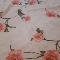 پرده  ساتن اعلا گل برجسته  شیک و بادوام.۳میلیون