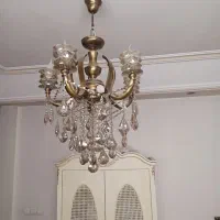 لوستر پنج شعله و دو عدد دیوار کوب