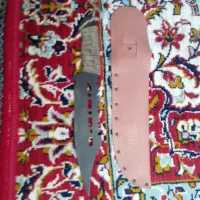 چاقو سرنیزه غلاف دار بیست و پنج سانتی