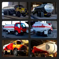 مخزن *تانکر* حمل گازوئیل، آب و مواد نفتی