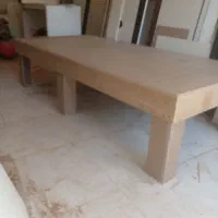 تخت ام دی اف خام به ابعاد۲۰۰در۹۰ ب ارتفاع ۵۰|تخت و سرویس خواب|سیرجان, |دیوار