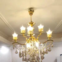 فروش لوستر سلطنتی پر نور زیر قیمت