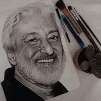 نقاشی عکس سیاه قلم