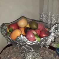 میوه مصنوعی با ظرف