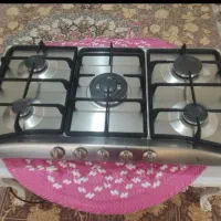 گازصفحه ای پنج شعله استیل اخوان