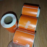 لیبل حرارتی نارنجی تک ردیف