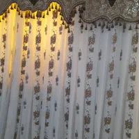 پرده حریر زیبا|پرده، رانر، رومیزی|برازجان, |دیوار