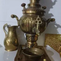 ست سماور برنجی در حد نو