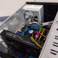 کیس کامپیوتر گیمینگ i7 3770 RAM 16 RX 470 4G|رایانه رومیزی|اسلام‌شهر, شهرک مهدیه|دیوار