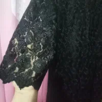 پیراهن مجلسی گیپور آستین بلند و کت زننانه