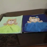 خرده ریز ودو عددکاورکوسن دخترانه|ظروف سرو و پذیرایی|تهران, شکوفه|دیوار