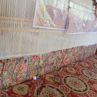 فرش نیمه کاره|فرش|اسکو, |دیوار