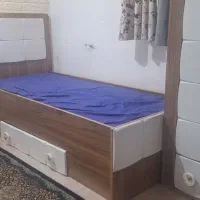 تخت و کمد نوجوان طول و عرض ۱۸۵ ×۸۵|تخت و سرویس خواب|اهواز, زیباشهر|دیوار