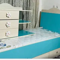 تخت و کمد کودک ونوجوان|تخت و سرویس خواب|قائم‌شهر, |دیوار