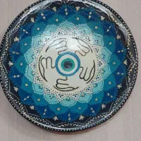 فروش دیوارکوب،  تابلوسیاه قلم، چهره، مداد رنگی|تابلو، نقاشی، عکس|مشهد, کوی المهدی|دیوار