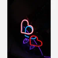 آویز قلب شآخ دار