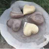 قلب و گنجشک و ماهی چوبی