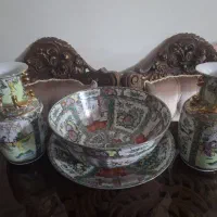 کاسه بشقاب وگلدان مرغی