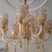 لوستر هشت شاخه کریستالی اصل ترکیه