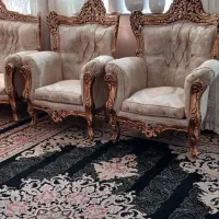 مبلمان سلطنتی ۹نفره|مبلمان خانگی و میز عسلی|شهرکرد, |دیوار