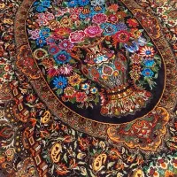 تابلو فرش دست بافت تمام ابریشم