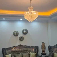 دو عددلوستر از جنس برنز و کریستال|لوستر و چراغ آویز|تهران, حر|دیوار