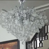 لوستر کریستال ۱۶ شاخه در حد نو