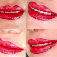 فیبروز ورژ لب دائم و خط چشم دائم(تتو بدن)