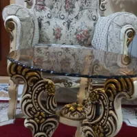 مبلمان ۸نفره سلطنتی،به اضافه دوتا میز عسلی سلطنتی|مبلمان خانگی و میز عسلی|صومعه‌سرا, |دیوار