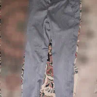 شلوار پارچه ای طوسی سایز 31