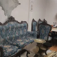 مبلمان استیل 9نفره با شزلون