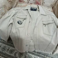 کت وشلوار کتان وپیراهن مخمل که در حدنو