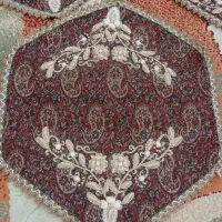 رومیزی و قاب ملیله کار دست