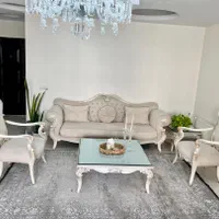 مبلمان نیم ست همراه با میز نهار خوری ۶ نفره