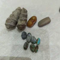 مهره و سنگ و نگین فیروزه همش یکجا باهم