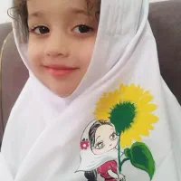 مقنعه های طرح دار سفید و مشکی آناگل