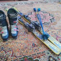 اسکی به همراه کفش