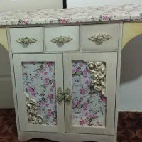 میز چرخ خیاطی و اتو کابینتی زیباونو