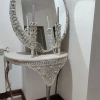 آینه و کنسول طرح نقره