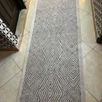 دو عدد فرش کناره سایز ۱در ۳ و یک پادری همه همرنگ